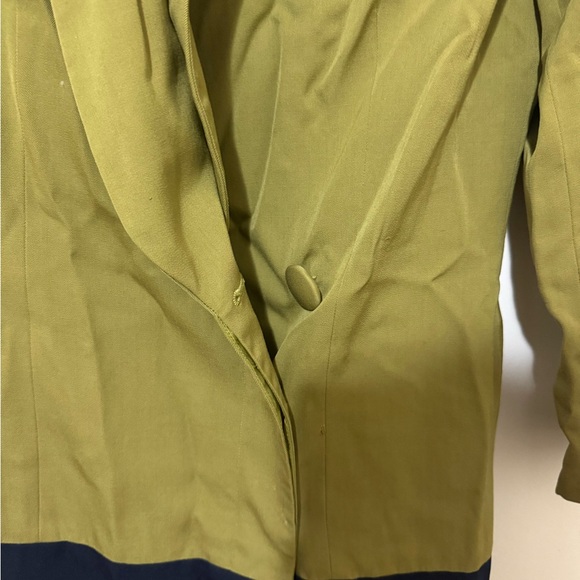 Tahari Olive and Black Blazer/Dress - Picture 5 of 8